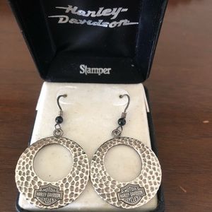 Harley Davidson earrings by Stamper